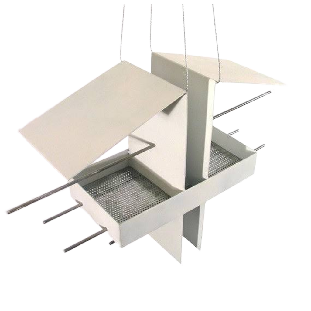 Duo Bird Feeder / White