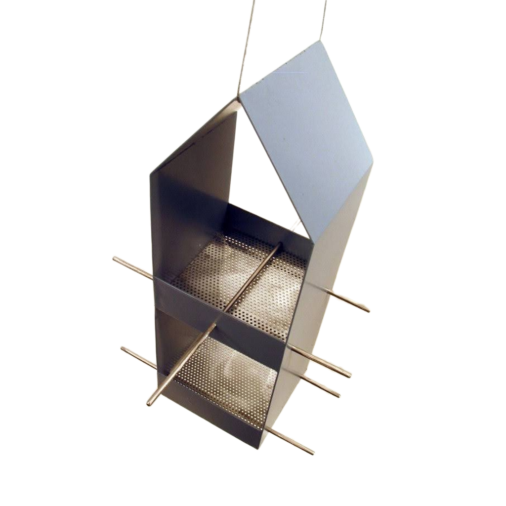 Home Modern Bird Feeder / Slate Blue