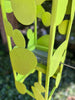 Sculptural Modern Bird Feeder in Key Lime Green - Welded Steel and stainless steel -  Freestanding unique modern garden art