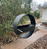 Charm Modern Bird Feeder in Flat Black