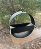 Charm Modern Bird Feeder in Flat Black