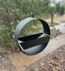 Charm Modern Bird Feeder in Flat Black