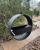 Charm Modern Bird Feeder in Flat Black