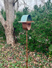 Sculptural Modern Bird Feeder #428 in Welded Steel, Stainless Steel and Copper