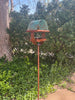 Sculptural Modern Bird Feeder #429 in Welded Steel, Stainless Steel and Copper