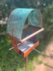 Sculptural Modern Bird Feeder #430 in Welded Steel, Stainless Steel and Copper
