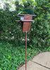 Sculptural Modern Bird Feeder #433 in Welded Steel, Stainless Steel and Copper