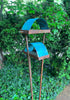 Sculptural Modern Bird Feeder #440 in Welded Steel, Stainless Steel and Copper