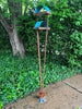Sculptural Modern Bird Feeder #440 in Welded Steel, Stainless Steel and Copper