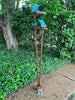Sculptural Modern Bird Feeder #440 in Welded Steel, Stainless Steel and Copper