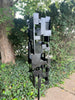 Pop Modern Bird Feeder #3 in Welded Steel with Matte Black Enamel finish