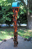 Build Series Bird Feeder in Steel and Copper - Freestanding unique modern birdfeeder