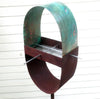 Steel & Copper Pill shaped Bird Feeder