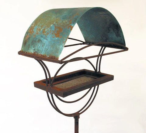 Sculptural Bird Feeder 221 - Freestanding unique modern birdfeeder Sculptural Bird Feeder 221 - Freestanding unique modern birdfeeder