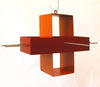 Plus Modern Bird Feeder / Pumpkin Orange and Paprika