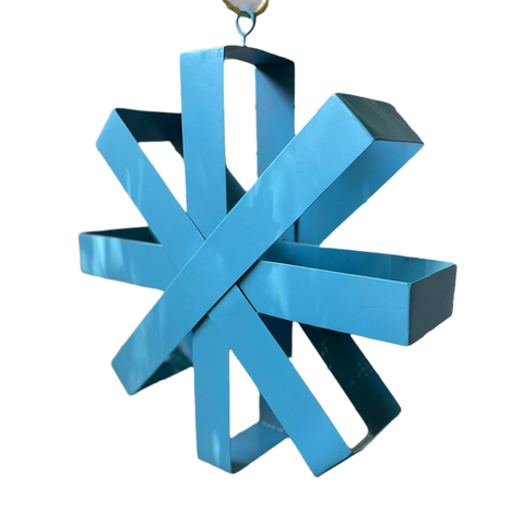 Asterisk Modern Bird Feeder in Lagoon Blue