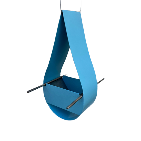 Drop - Modern Bird feeder in Aqua