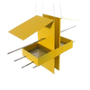 Duo Bird Feeder / Yellow