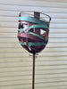 'Nest' Modern Bird Feeder in Welded Steel, Copper, Stainless Steel -Freestanding unique modern bird feeder