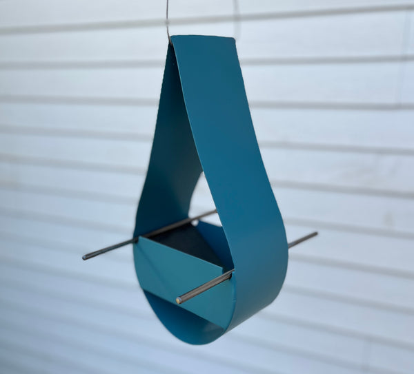 Drop - Modern Bird feeder in Teal