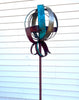 Modern Bird Feeder in Welded Steel, Copper, Stainless Steel - #410 -Freestanding unique modern garden art