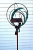 Modern Bird Feeder in Welded Steel, Copper, Stainless Steel - #411 -Freestanding unique modern garden art