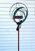 Modern Bird Feeder in Welded Steel, Copper, Stainless Steel - #411 -Freestanding unique modern garden art