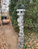 Build Series Modern Bird Feeder No. 32 in welded steel with Rustoleum Metallic Silver finish