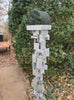 Build Series Modern Bird Feeder No. 32 in welded steel with Rustoleum Metallic Silver finish