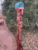 Build Series Modern Bird Feeder No. 31 in welded steel with Rustoleum Copper spray enamel finish