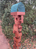 Build Series Modern Bird Feeder No. 31 in welded steel with Rustoleum Copper spray enamel finish