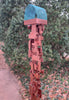 Build Series Modern Bird Feeder No. 31 in welded steel with Rustoleum Copper spray enamel finish