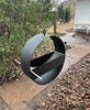 Charm Modern Bird Feeder in Flat Black