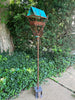 Sculptural Modern Bird Feeder #442 in Welded Steel, Stainless Steel and Copper