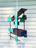 Modern Bird Feeder #443 in Welded Steel, Stainless Steel and Copper