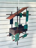 Modern Bird Feeder #444 in Welded Steel, Stainless Steel and Copper