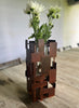 Abstract Modern Steel Vase #1 - with rust patina