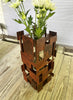 Abstract Modern Steel Vase #2 - with rust patina