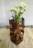 Abstract Modern Steel Vase #2 - with rust patina