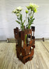 Abstract Modern Steel Vase #2 - with rust patina