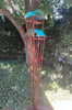 Sculptural Modern Bird Feeder #446 in Welded Steel, Stainless Steel and Copper