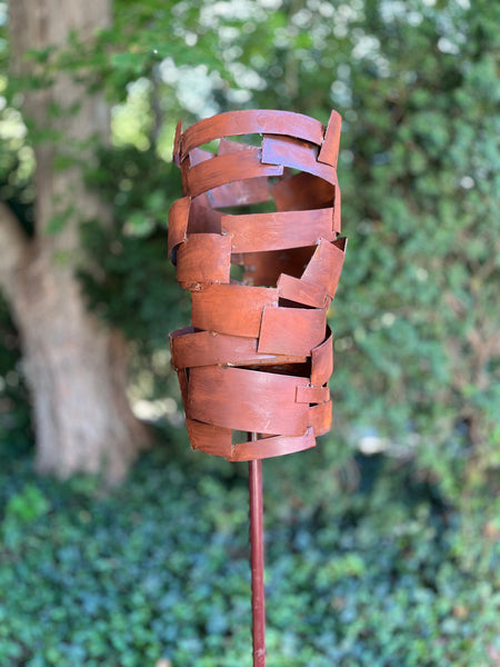 'Spin' Modern Bird Feeder #1 in  Welded Steel