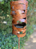 'Spin' Modern Bird Feeder #2 in  Welded Steel