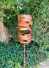 'Spin' Modern Bird Feeder #2 in  Welded Steel