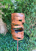 'Spin' Modern Bird Feeder #2 in  Welded Steel