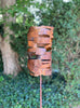 'Spin' Modern Bird Feeder #2 in  Welded Steel