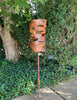 'Spin' Modern Bird Feeder #2 in  Welded Steel