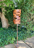 'Spin' Modern Bird Feeder #2 in  Welded Steel