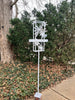 Blossom Modern Bird Feeder #1 in Welded Steel in White Spray Enamel