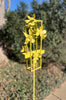 Blossom Modern Bird Feeder #2 in Welded Steel in Lemon Yellow Spray Enamel
